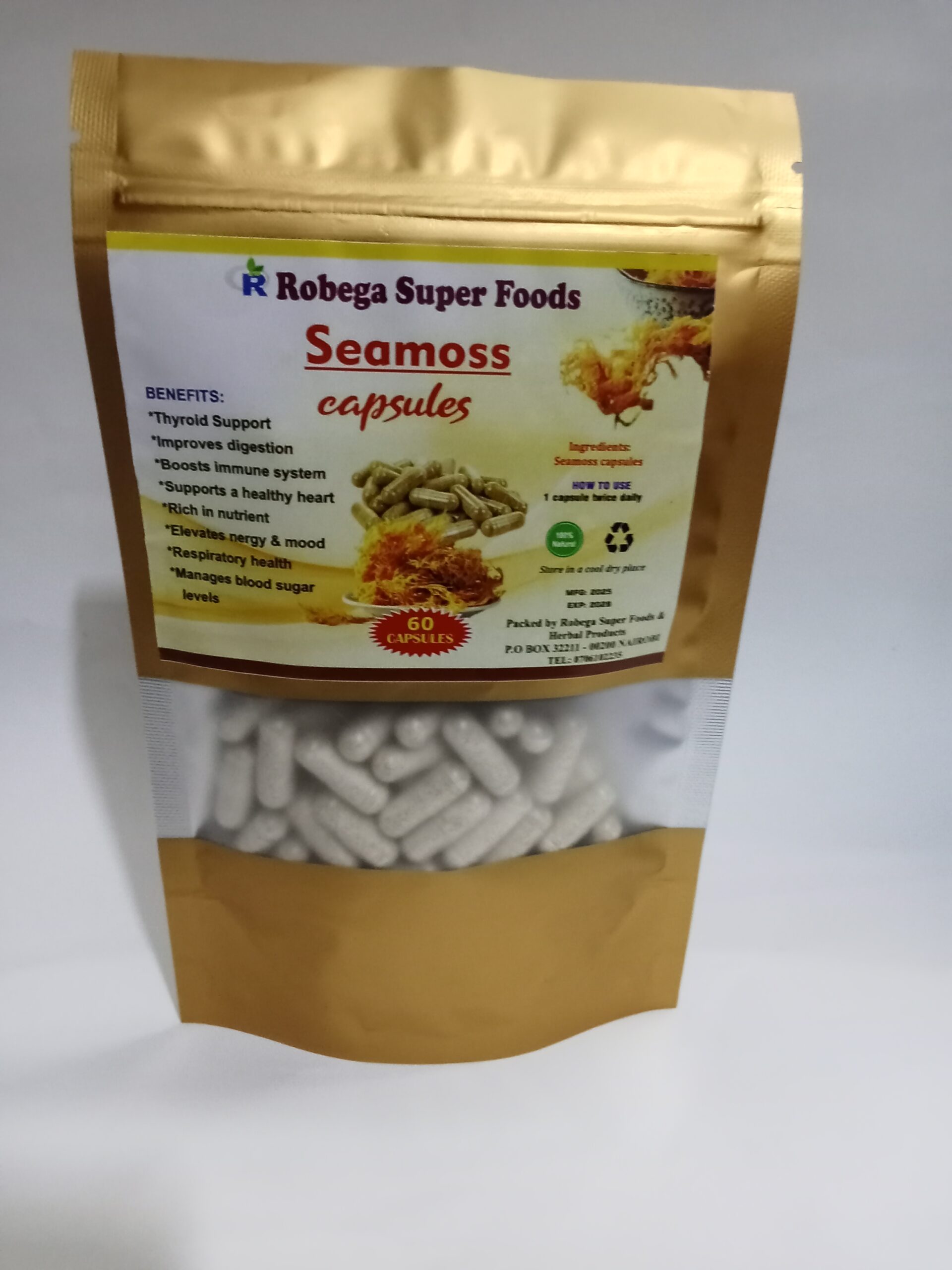 Seamoss Capsules - 60 caps